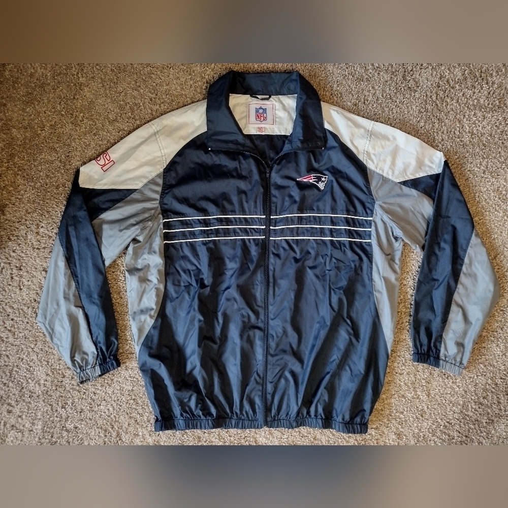 NFL New England Patriots Full Zip Team Jacket XL